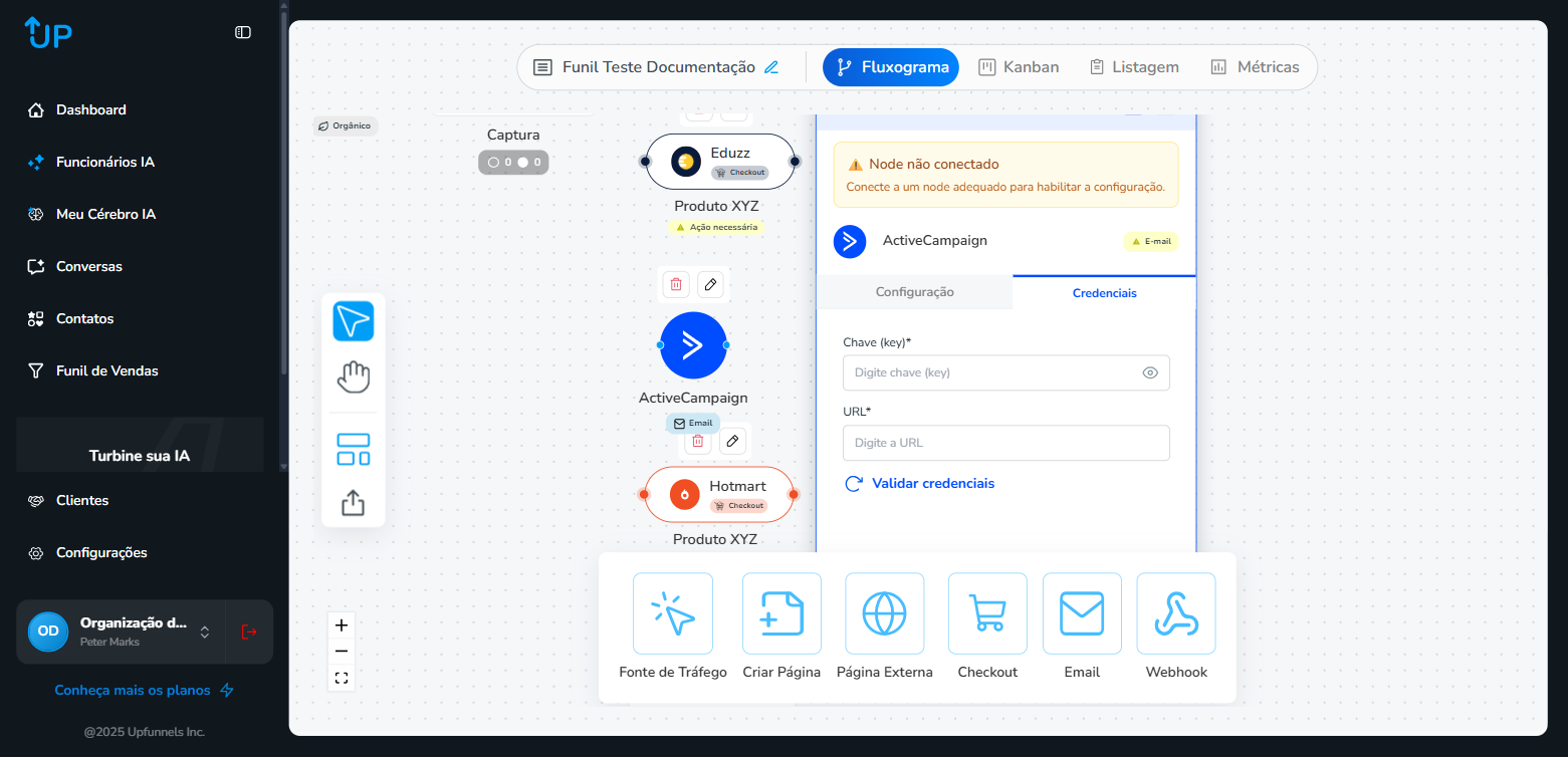 ActiveCampaign  -  aba Credenciais