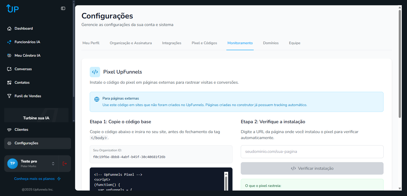 Monitoramento - Pixel